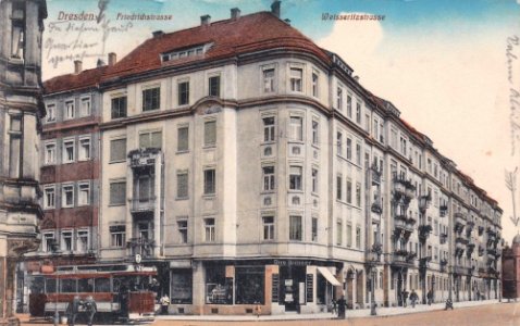 Casas en la esquina y intersección bella época dresde
