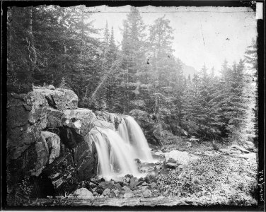 Cascade on the middle fork of the Gallatin. Gallatin County, Montana. - NARA - 516827
