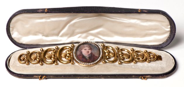 Case for a Bracelet with a Portrait Miniature (see NMB 2349a-b) (Anders Petter Lundqvist) - Nationalmuseum - 181586