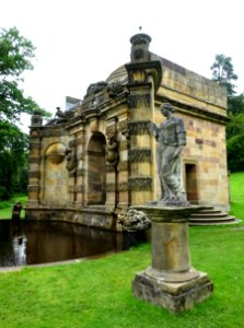 Cascade house, 1702-1703, designed by Thomas Archer, with carvings by Samuel Watson and Henri Nadauld - Chatsworth House - Derbyshire, England - DSC03625 photo