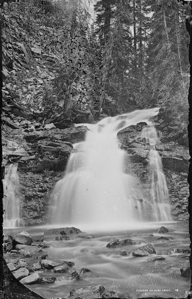 Cascades on Camp Creek - NARA - 517024