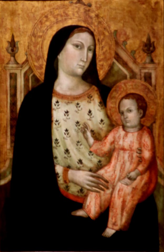 Madonna and Child, attributed to Jacopo del Casentino, Phoenix Art Museum