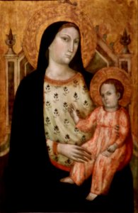 Madonna and Child, attributed to Jacopo del Casentino, Phoenix Art Museum
