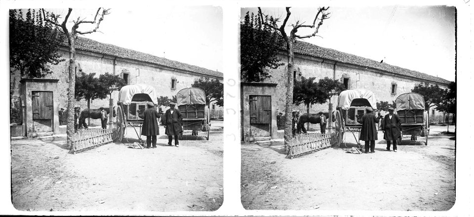 Caserna de cavalleria a la fira de Martorell