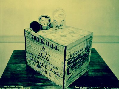 Case of Pirika chocolates, Pirika Chocolate Company, Brooklyn, New York (29102671773)
