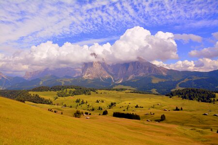 Prato prairie the group of the sassolungo photo