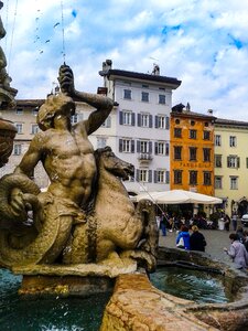 Trento italy fountain