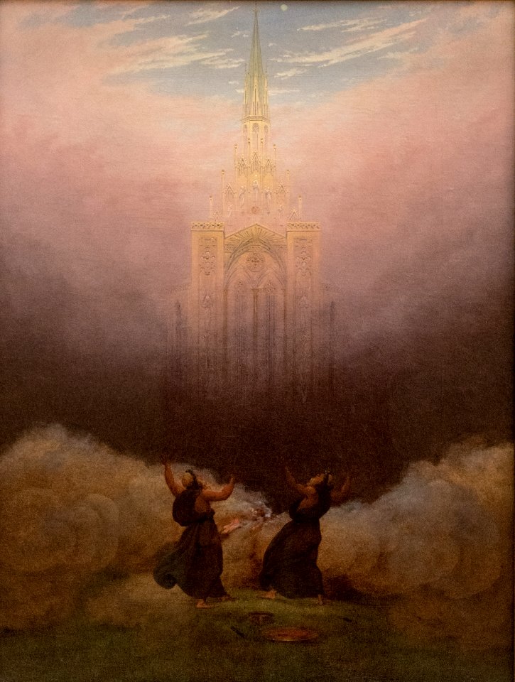 Caspar David Friedrich, Vision der christlichen Kirche, um 1812, MGS-20160312-001
