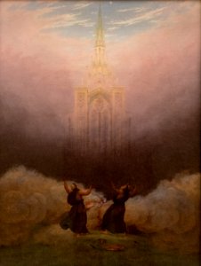 Caspar David Friedrich, Vision der christlichen Kirche, um 1812, MGS-20160312-001