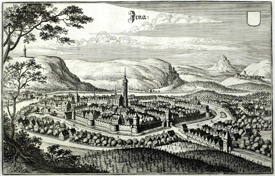 Caspar Merian kupferstich Jena 1650