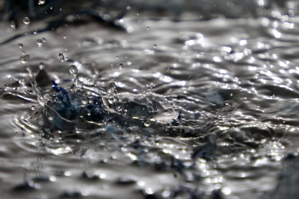 Reflection pearl rain