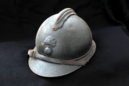Casque du soldat Roger Lanore
