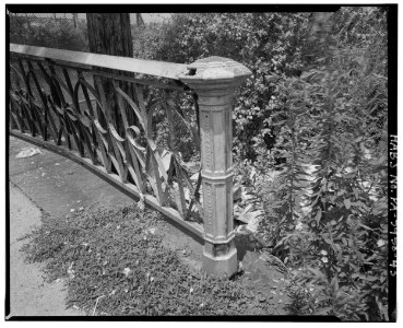 Cast iron Exterior Handrail, typical view - North Philadelphia Station