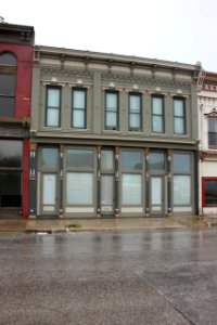 Cast Iron Storefront and Sheet Metal Cornice in Lousiana, MO (17476845906)