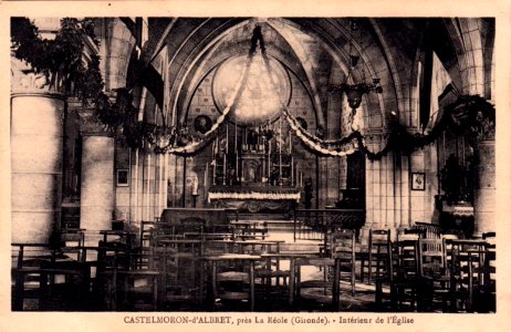 Castelmoron d'Albret - église a