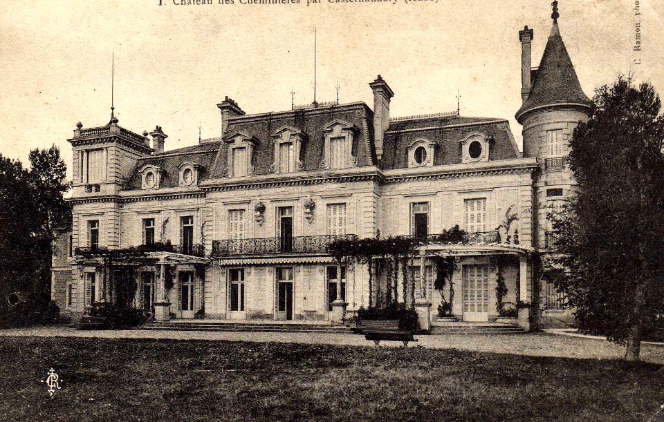 Castelnaudary chateau des cheminieres 1915