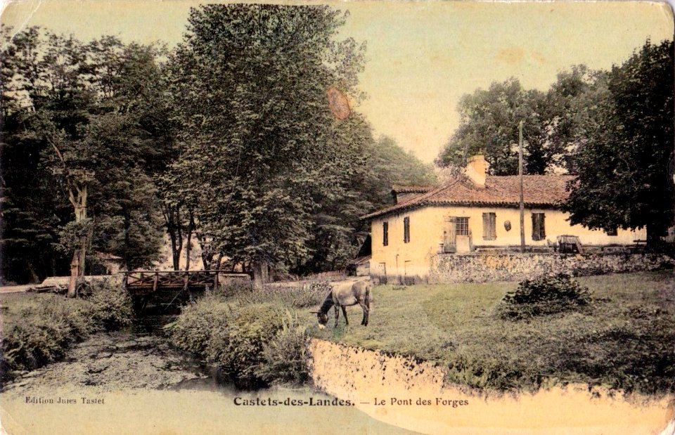 Castets (Landes) - pont des Forges