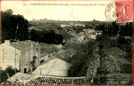 Castelmoron d'Albret - vue générale c