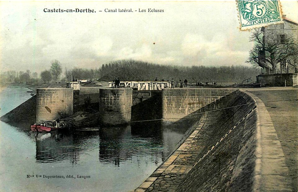 Castets-en-Dorthe - Canal latéral - entrée 3b