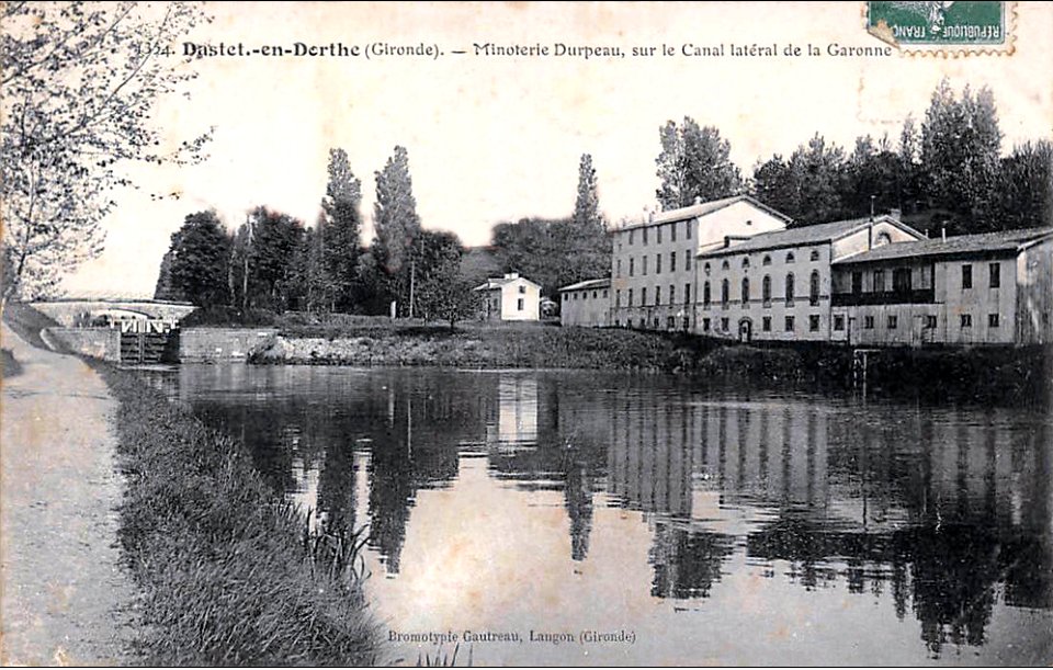 Castets-en-Dorthe - Canal latéral au moulin de Saint-Mézard 3b