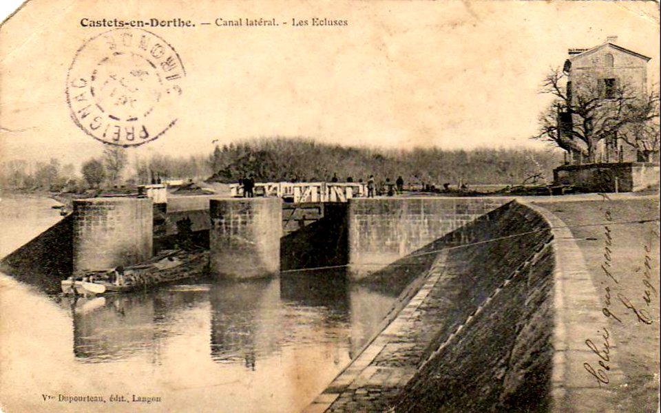 Castets-en-Dorthe - Canal latéral - entrée 3a