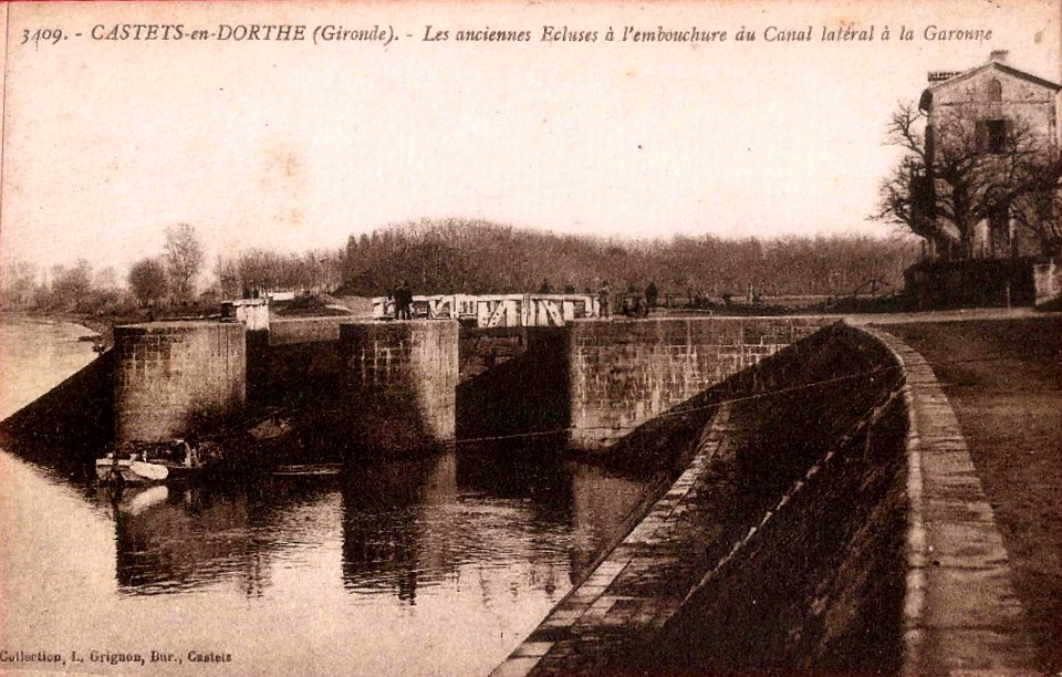 Castets-en-Dorthe - Canal latéral - entrée 5