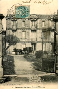 Castets-en-Dorthe - château Descacq