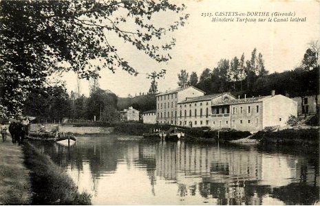 Castets-en-Dorthe - Canal latéral au moulin de Saint-Mézard 2