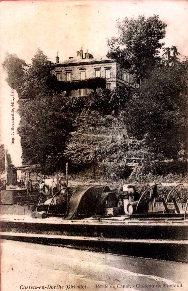 Castets-en-Dorthe - château de Montault