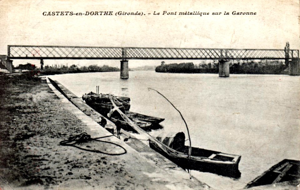 Castets-en-Dorthe - Pont sur la Garonne 5