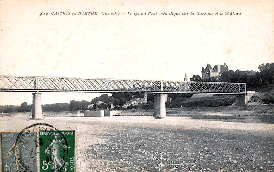 Castets-en-Dorthe - Pont sur la Garonne 1