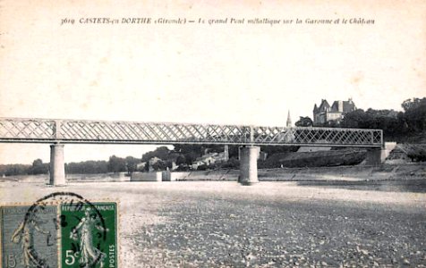 Castets-en-Dorthe - Pont sur la Garonne 1