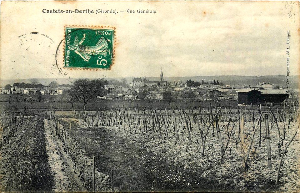Castets-en-Dorthe - vue générale 6b