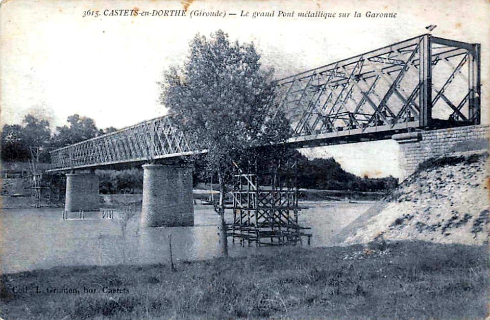 Castets-en-Dorthe - Pont sur la Garonne 4