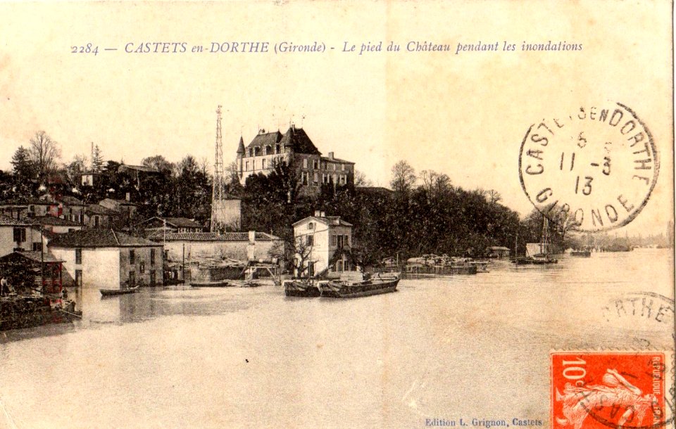 Castets-en-Dorthe - Inondations 1