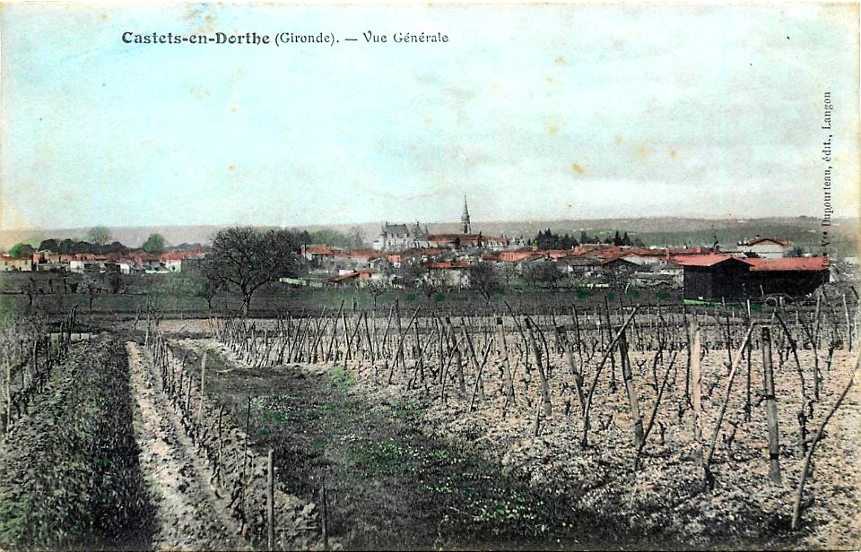 Castets-en-Dorthe - vue générale 6a