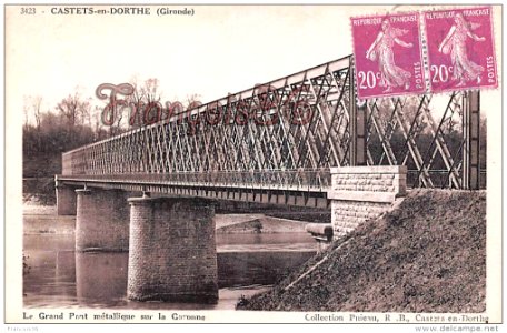 Castets-en-Dorthe - Pont sur la Garonne 3
