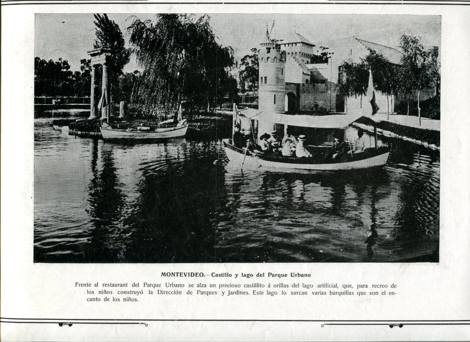 Castillo y Lago del Parque Urbano - Montevideo