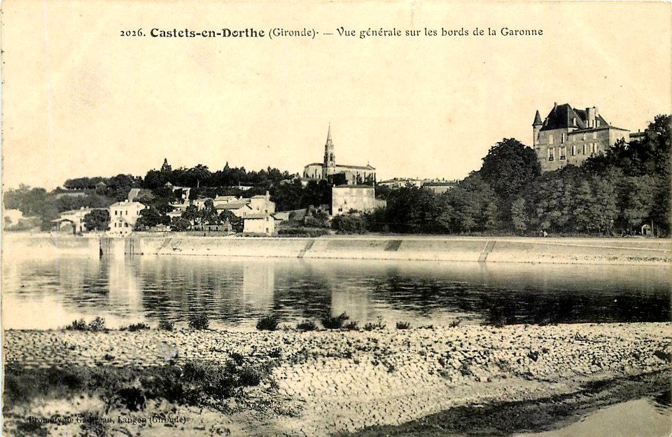 Castets-en-Dorthe - vue générale 8