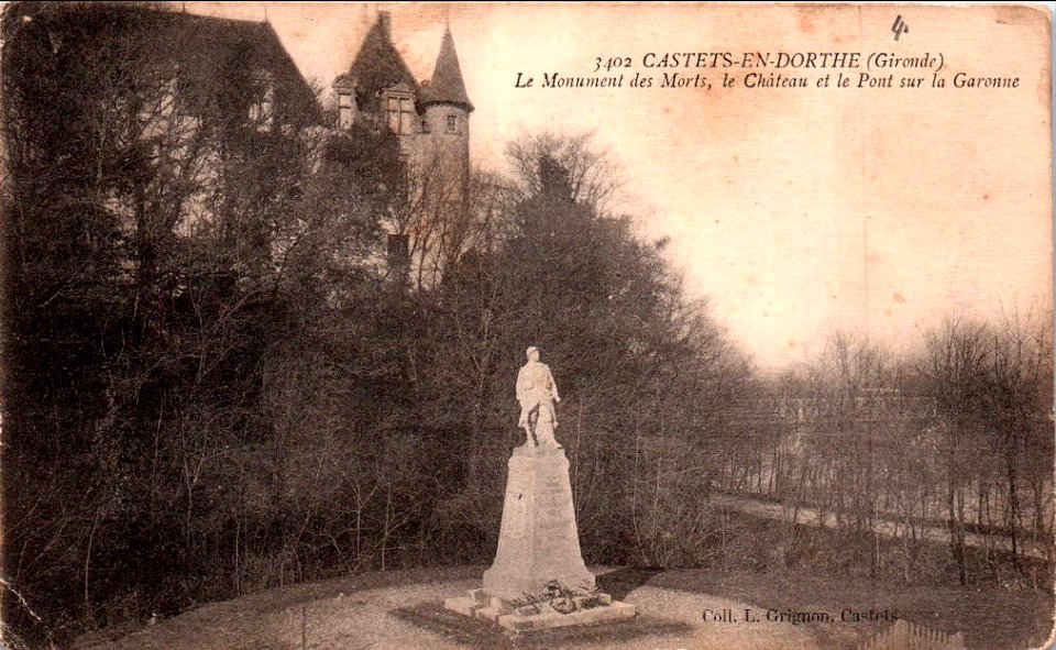 Castets-en-Dorthe - Monument aux morts 2