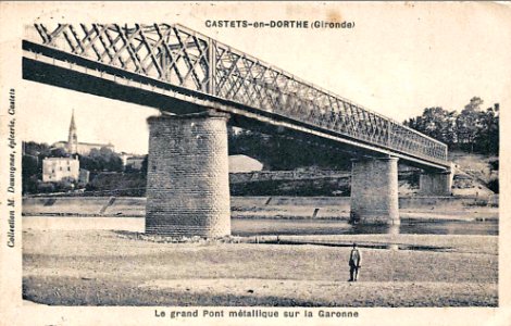 Castets-en-Dorthe - Pont sur la Garonne 2b