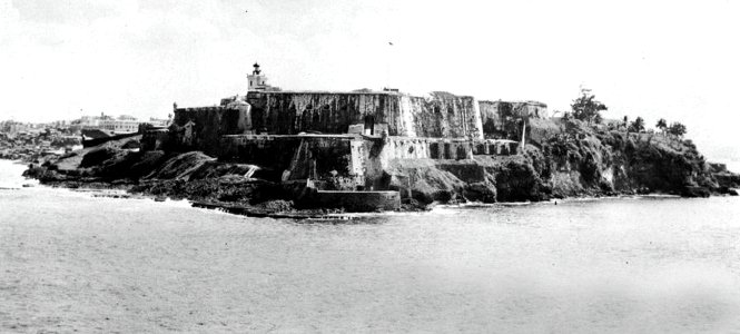 Castillo San Felipe del Morro at San Juan, Puerto Rico, in January 1960 photo