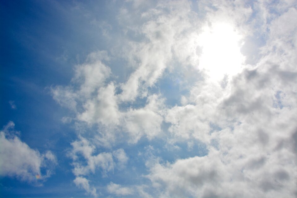 Grey clouds dark clouds blue sky