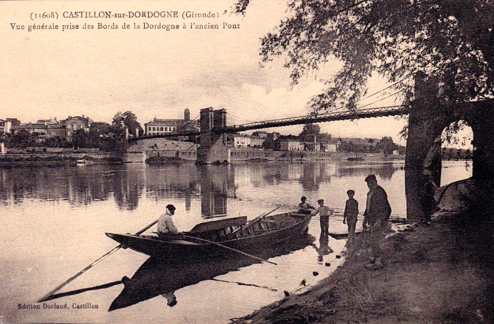 Castillon - pont suspendu 5