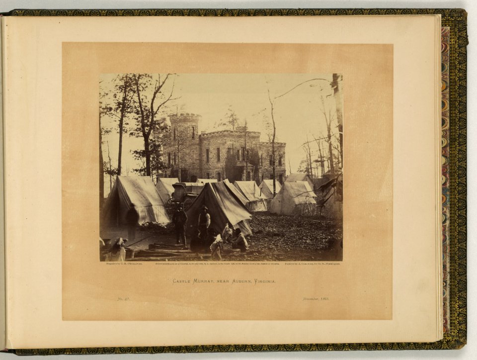 Castle Murray, near Auburn, Virginia - negative by T.H. O'Sullivan. positive by A. Gardner. LCCN2006692518