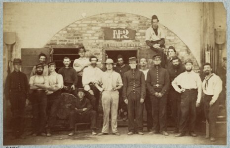 Castle Pinkney (i.e. Pinckney), Charleston, S.C., August 1861, Federal prisoners captured at battle of Bull Run. Casemate no. 2 LCCN2013651615