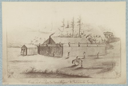 Castle Reed, prison for federal officers at Andersonville, Georgia LCCN2013645520