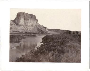 Castle Rock Green River by Andrew J Russell