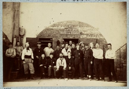 Castle Pinkney (i.e. Pinckney), Charleston, S.C., August 1861, Federal prisoners captured at battle of Bull Run, Casemate no. 1 LCCN2013651616