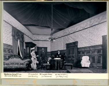 Castor och Pollux, Dramatiska teatern 1900. Föreställningsbild - SMV - H10 045